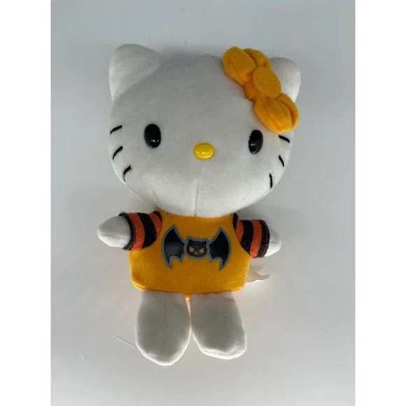 Halloween Hello Kitty 7” 2013 Plush Bat Shirt & Wings, Jakks Pacific Sanrio - Picture 4 of 9